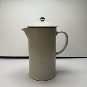 Le Creuset Stoneware French Press | White